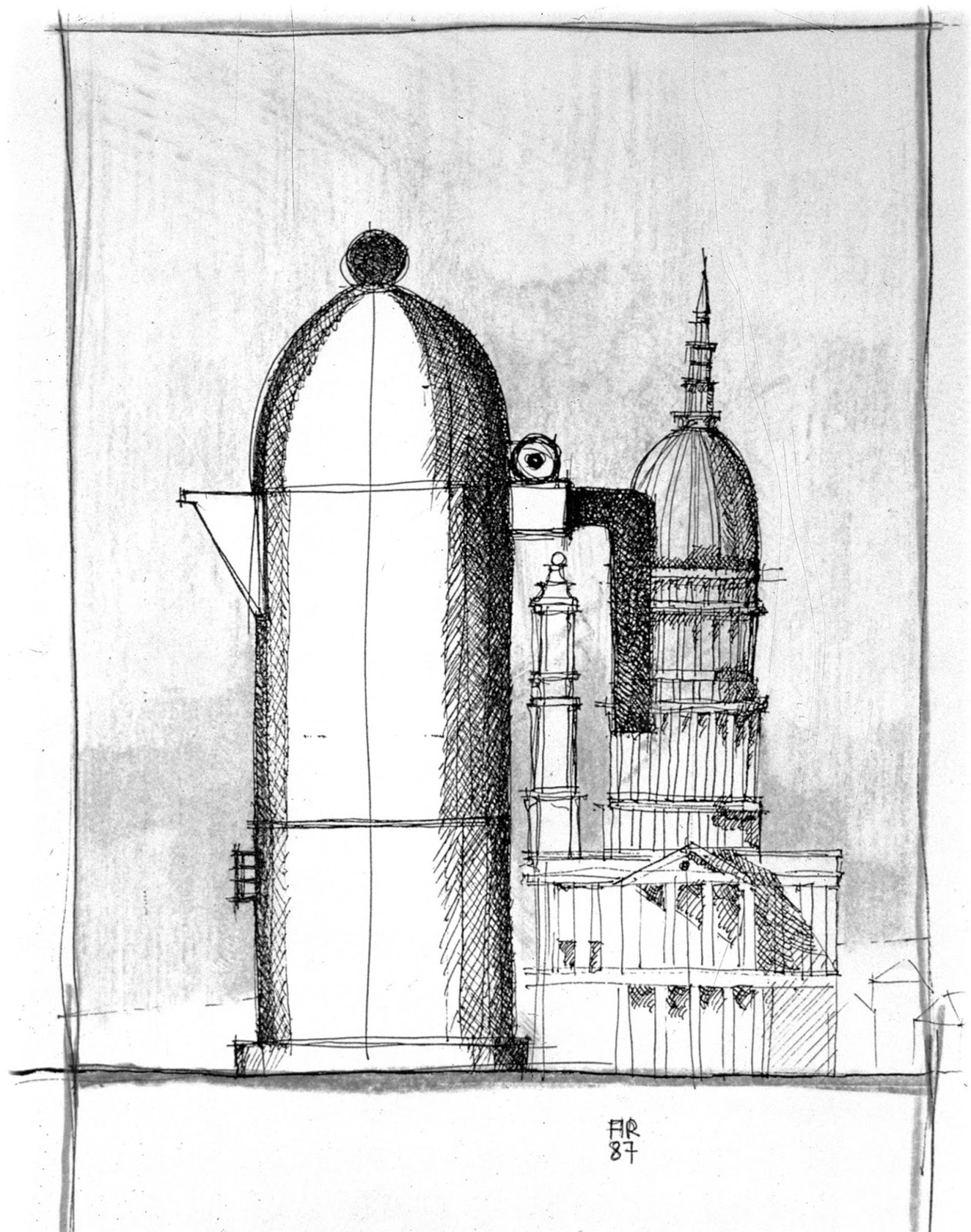 A view in Aldo Rossi's professional life and architectural work